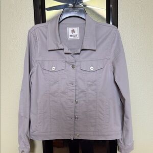 Dolcezza Gray Jean Jacket
